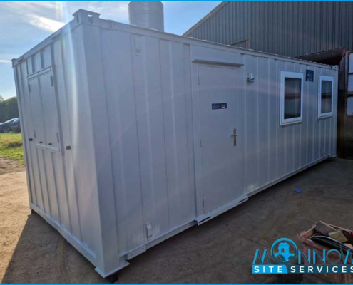 Tailored Office Shipping Container Unit for a Valued Local Client in the Forest of Dean